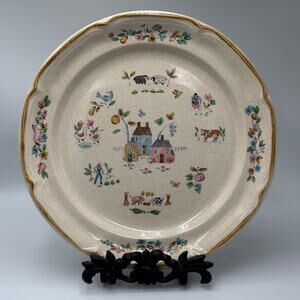 International Stoneware Vintage Heartland Pattern  Stoneware Japan Dinner Plate